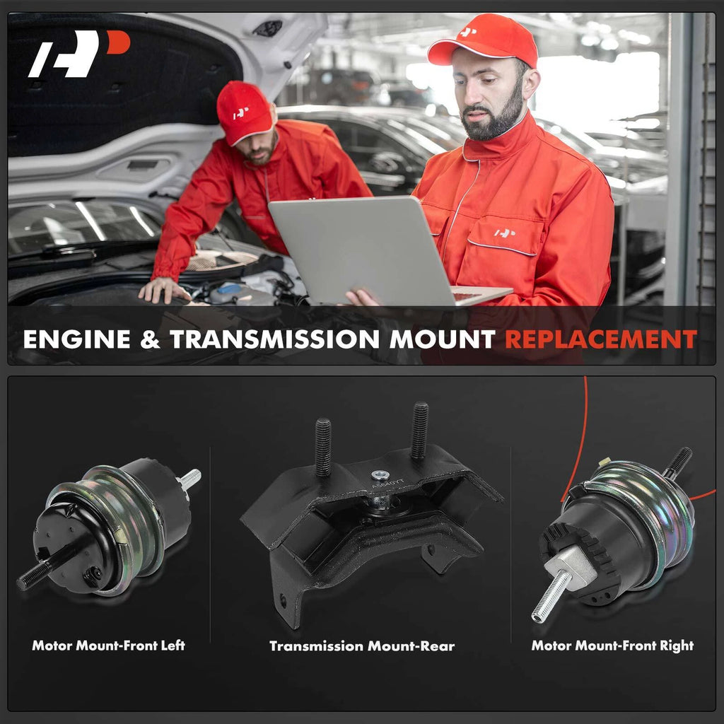 3X Engine Motor & Transmission Mount for Chevy Camaro (2010-2015)