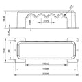 600A 4x10mm Bus Bar Electric Terminal Board for Marine RV
