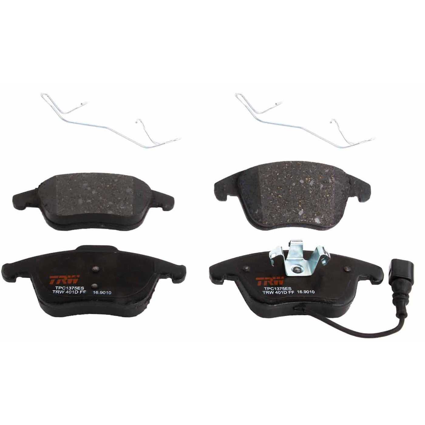 Set of 4 Brake Disc and Pad Kits for VW Q3 (2015)