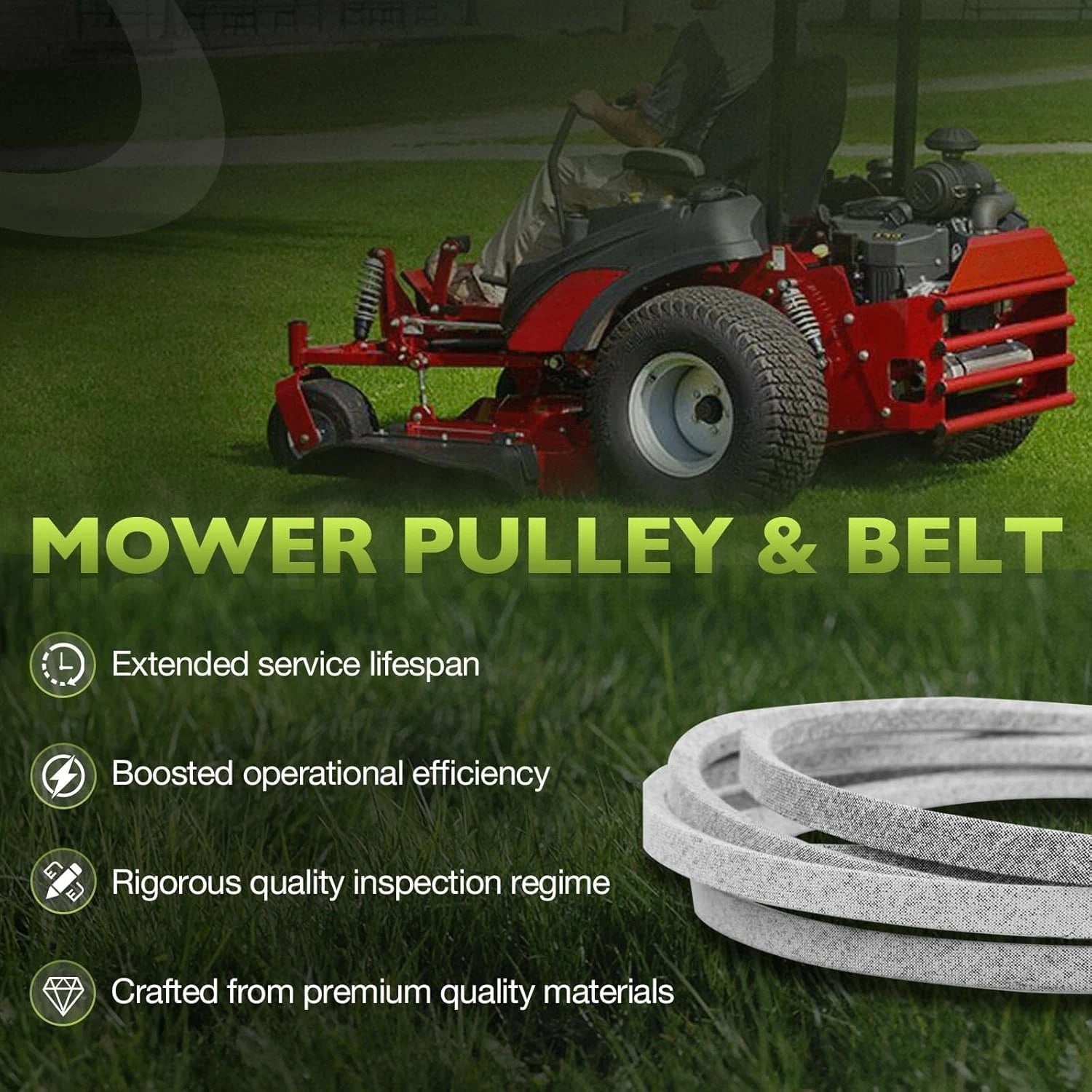 Mower Deck Drive Belt for Ferris 400S Series 48" (885714YP, 885714)