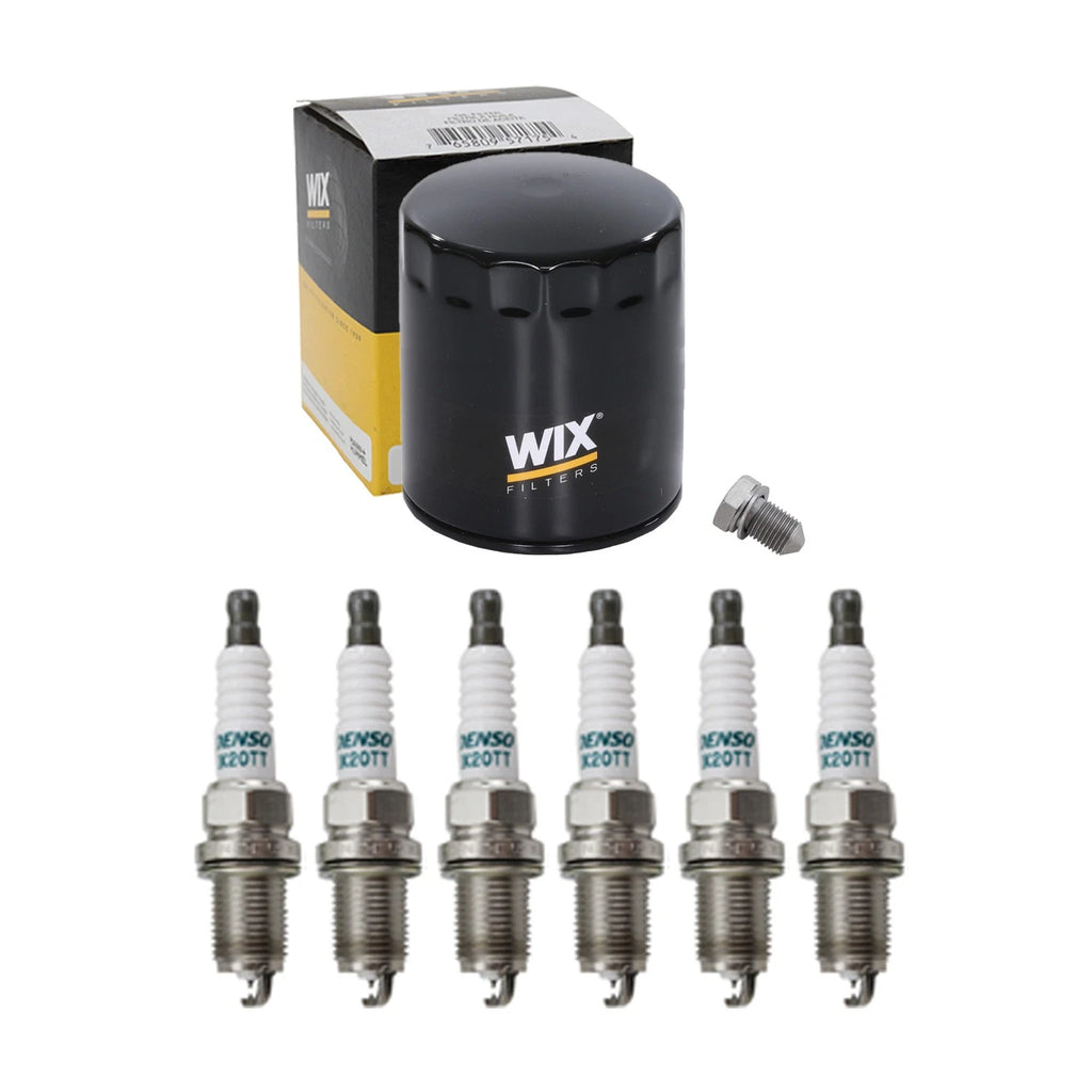 Wix Engine Oil Filter & Denso Spark Plugs Set for A4 A6 Quattro Passat (1996–2005)