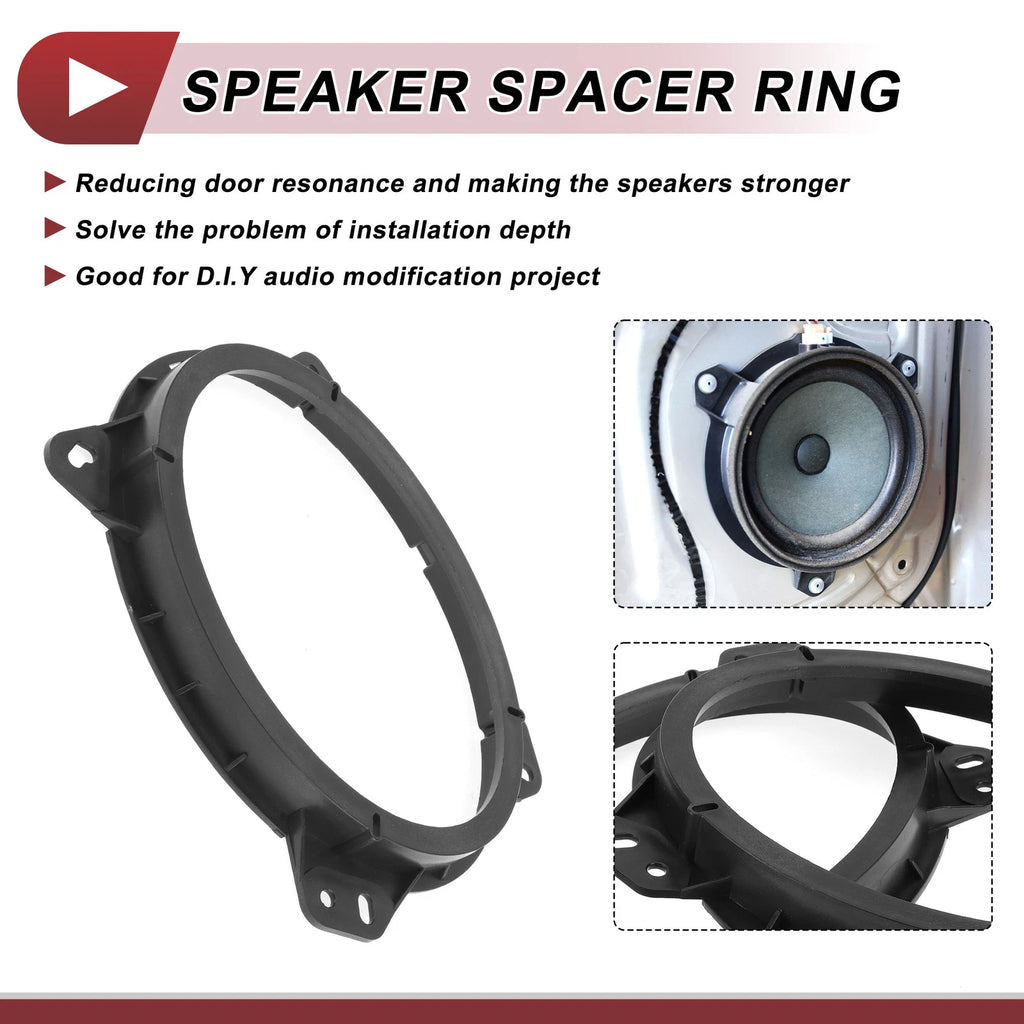 Set of 2 Speaker Spacer Rings for Toyota 4Runner (2003–2009) 6"x9"
