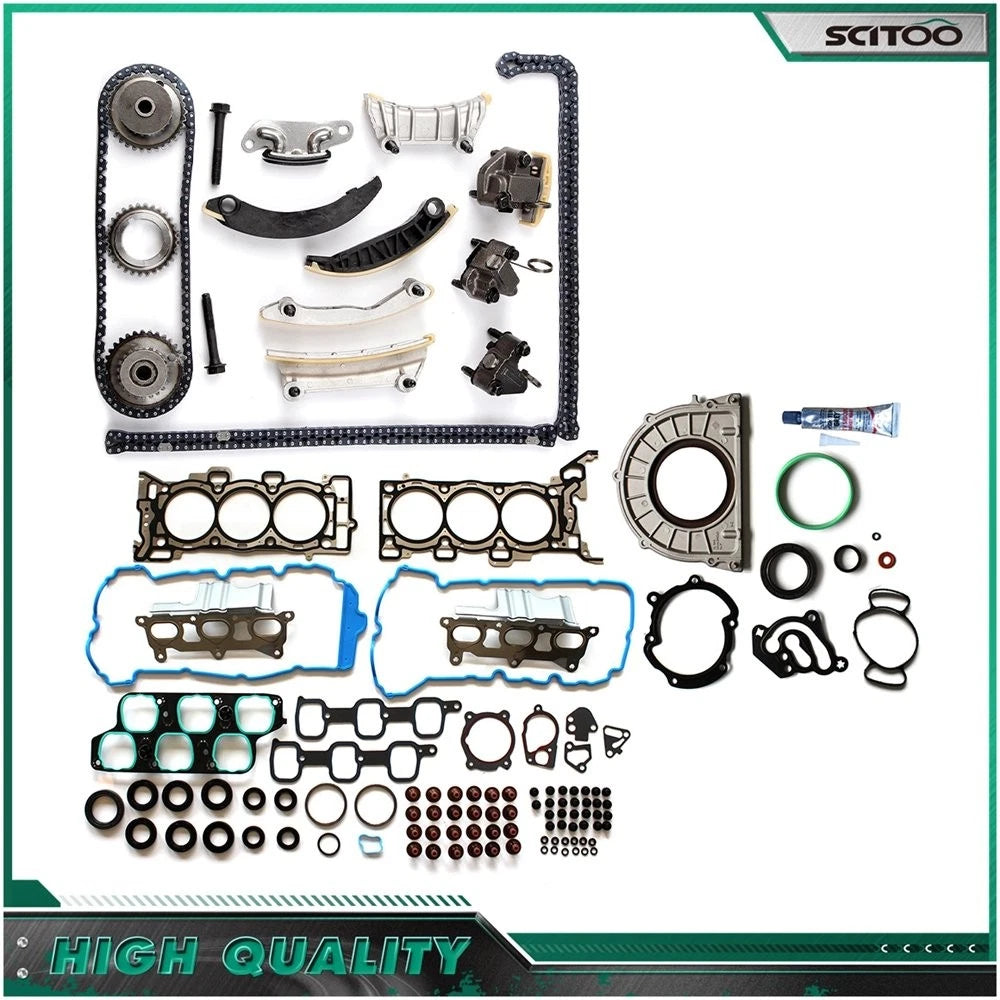 Full Gasket Set Timing Chain Kit for GMC Acadia SLE, Saturn Outlook (2007–2008)