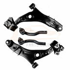 Set of 4 Front Lower Control Arms Outer Tie Rod Ends for Mazda CX-9 (2007–2013)