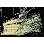 5pcs Glow in the Dark Shrimp Lures with Barbed Hooks for Bass Perch (N/A)