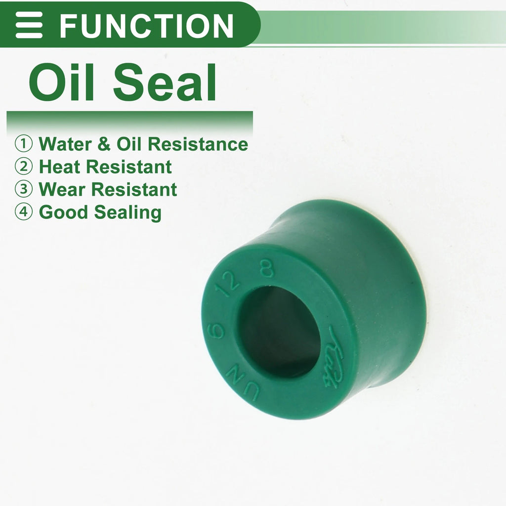 Set of 5 Oil Seal Ring for Rotary Shaft 6x12x8mm High Pressure