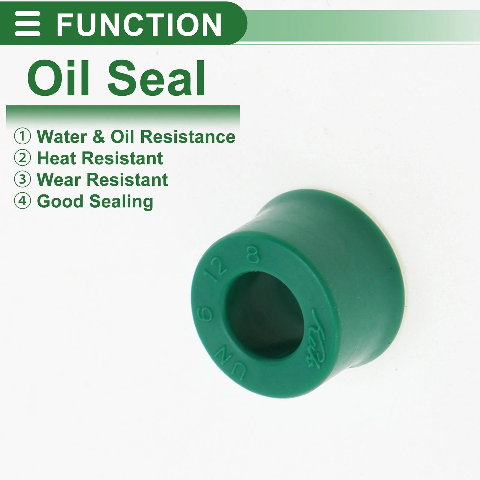 Set of 5 Oil Seal Ring for Rotary Shaft 6x12x8mm High Pressure