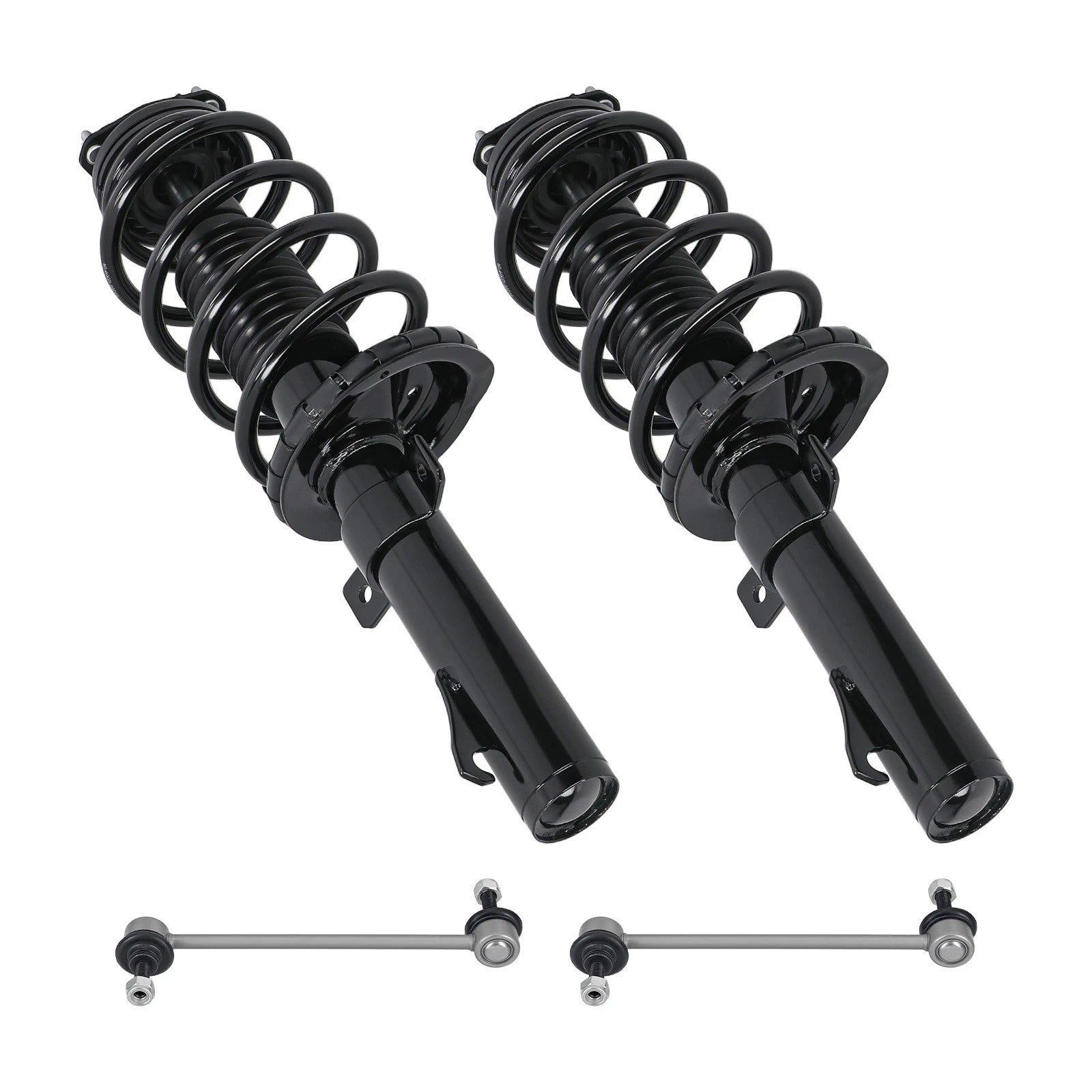 Set of 4 Front Strut w/Sway Bar Links for Ford Transit Connect (2010–2013)