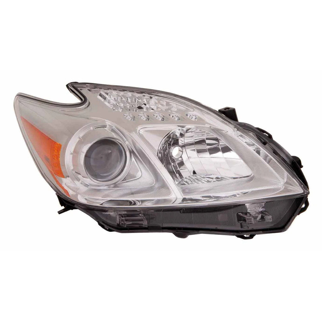 Passenger Side Halogen Head Light Lens/Housing for 2012-2015 Toyota Prius