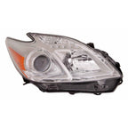 Passenger Side Halogen Head Light Lens/Housing for 2012-2015 Toyota Prius