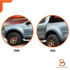 3" White Slim Fender Flares for Isuzu D-Max Ute (2020-2023)