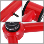 Pair of Red Front Upper Tubular Control Arms for Chevrolet Silverado 1500 (2019–2024)
