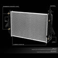 Aluminum Radiator for Chevy Astro/GMC Safari 4.3L (1996–2005) DPI 1786