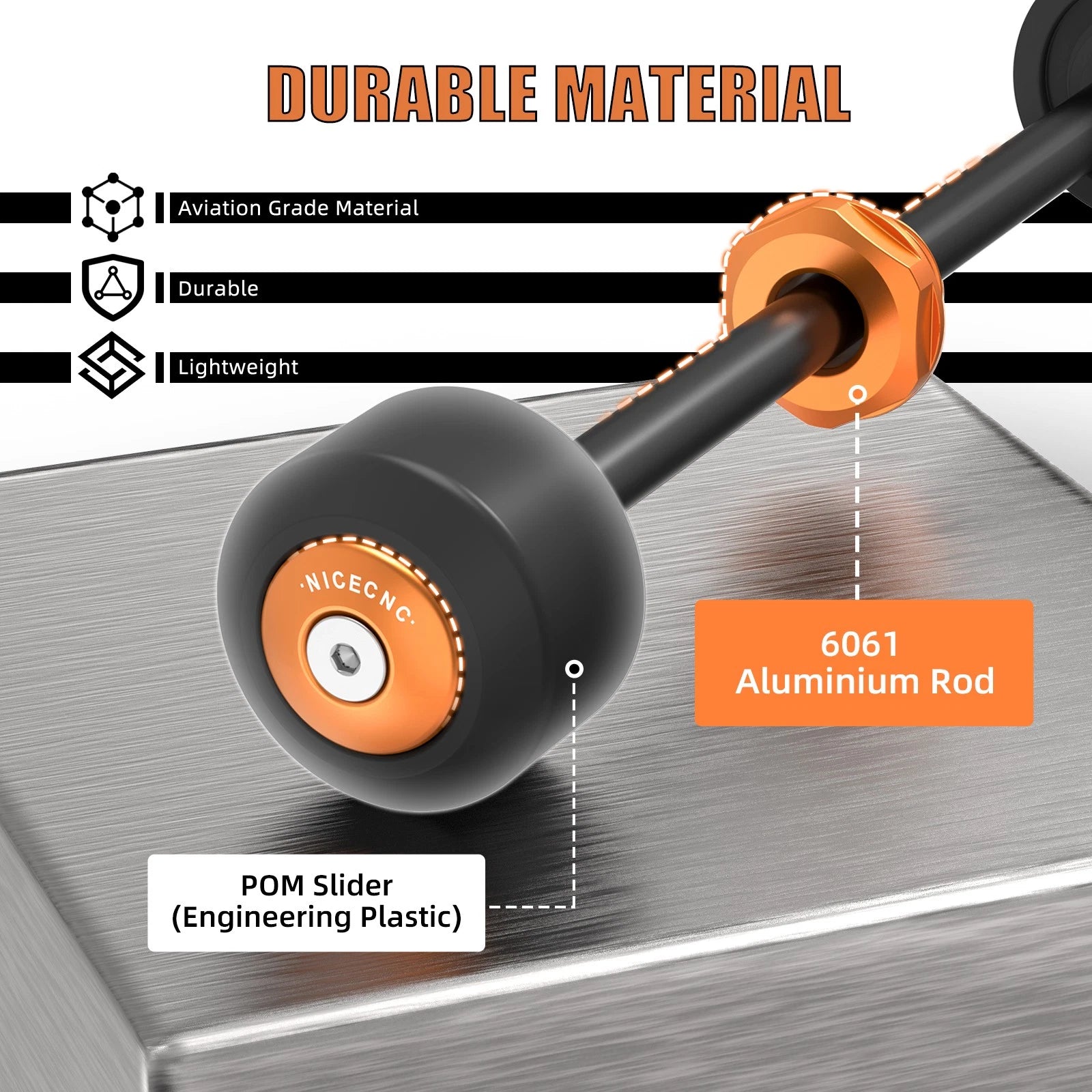 Front Axle Slider Guard for KTM 390 SMC R (2022–2025)