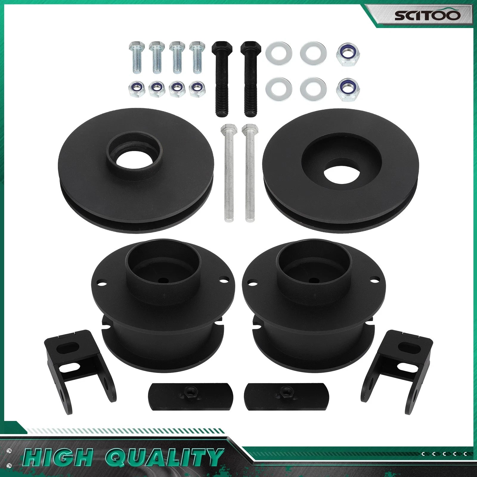3" Front 1" Rear Leveling Kit + Shock Extender for Ram 2500 4WD (2014–2022)
