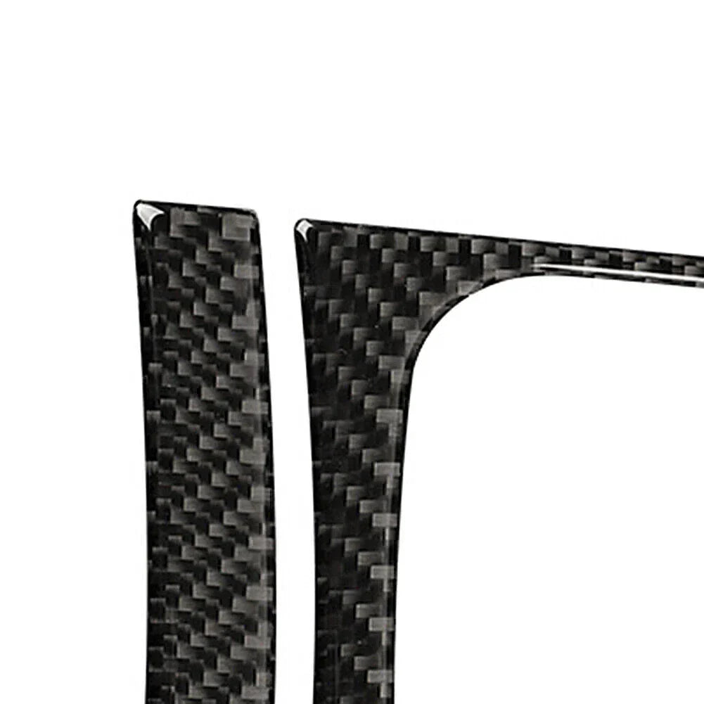 Carbon Fiber Interior Gear Shift Panel Cover for Ford Mustang (2015-2019)