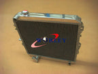 Aluminum Radiator + Fan for Toyota Hilux Surf 2.8D LN106 LN107 (1988-1997)