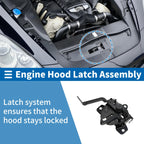 Hood Latch Assembly for Kia Optima (2011–2016) No. 811302T000 1 Pc