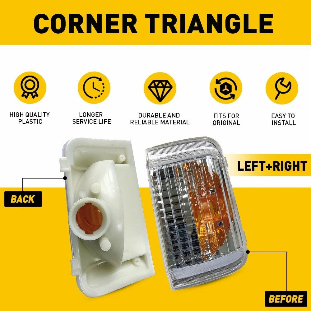 Pair Turn Signal Lens Covers for Ram ProMaster (2014-2023)