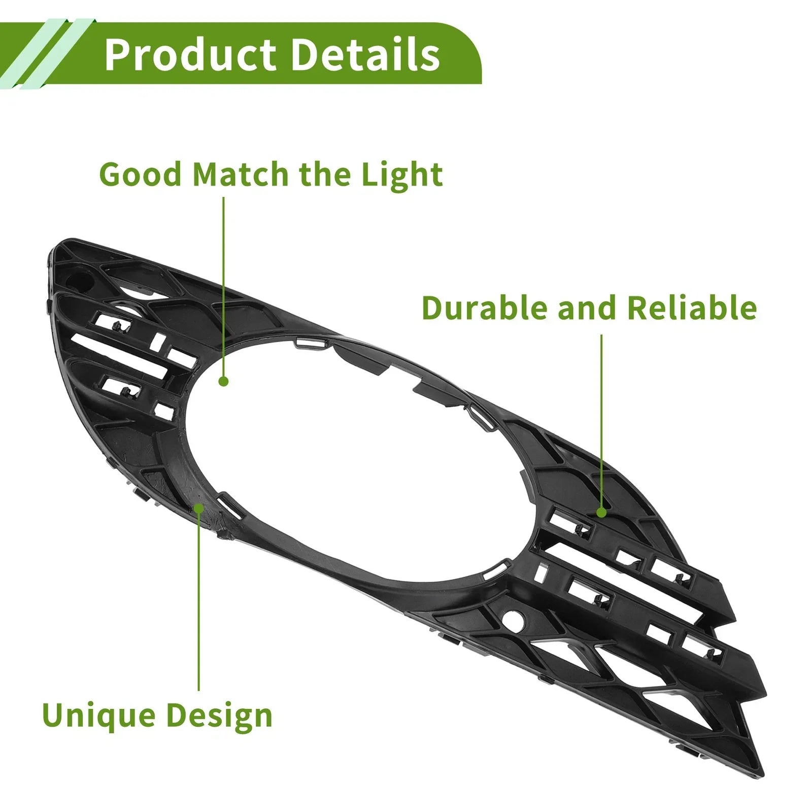 Front Left Fog Light Grill for Mercedes Benz E-Class (2003-2009)