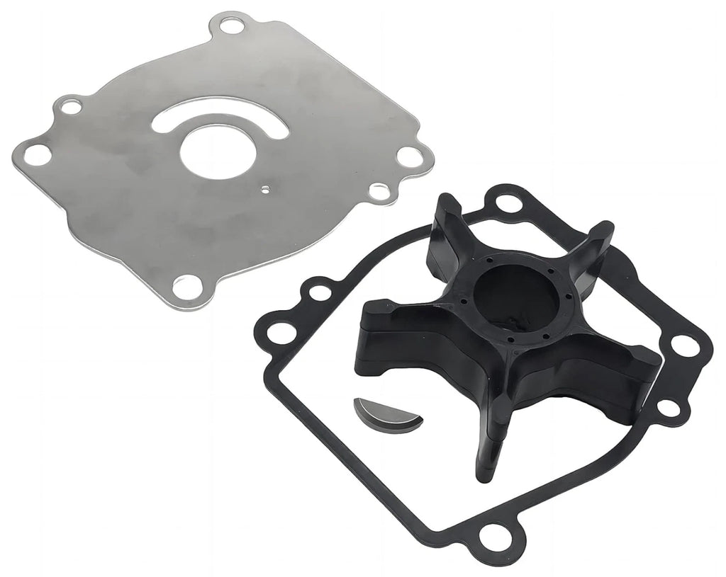 Outboard Water Pump Impeller & Plate for Suzuki 2-S (17461-90J01, 17471-87D00)