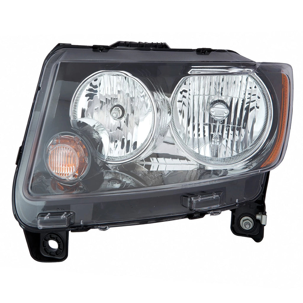 Halogen Head Light Assembly Driver Side Replacement for Honda Civic (2012–2015)