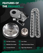 Timing Chain Kit for Dodge Magnum, Ram 1500, Jeep Commander, Grand Cherokee (VIN D)