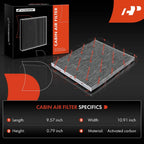2X Activated Carbon Cabin Air Filter for Nissan Altima Maxima (2002–2023)