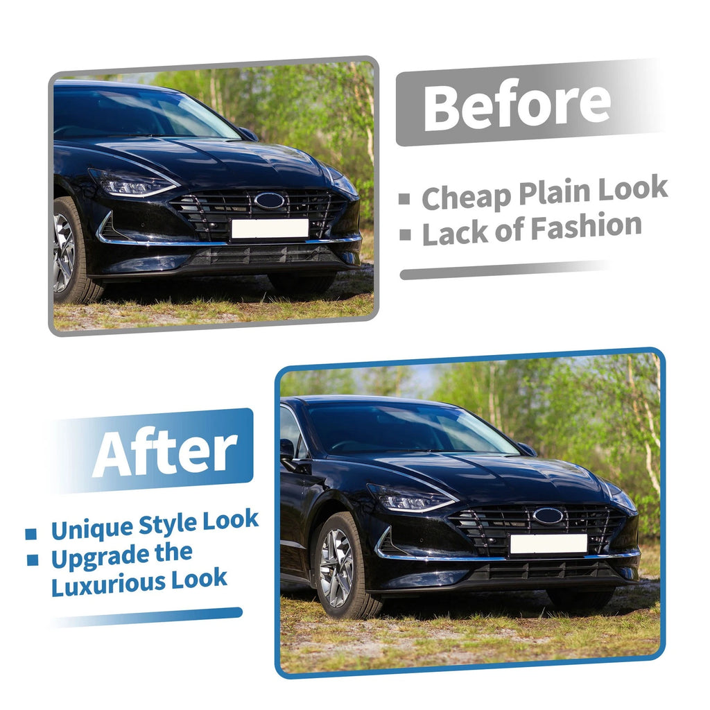 Lower Grille Front Bumper Grille for Hyundai Sonata (2014–2014)