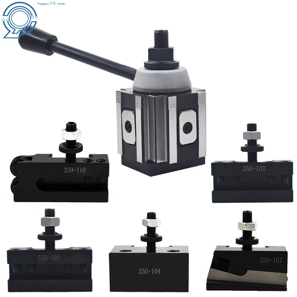 Set of 6 Quick Change Tool Post Holders for Lathe 6-12"