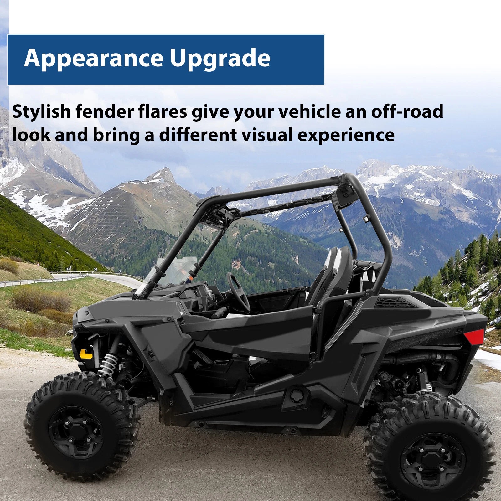 Front Left Fender Flares for Polaris RZR 900/S Trail (2014–2024) 5439760-070