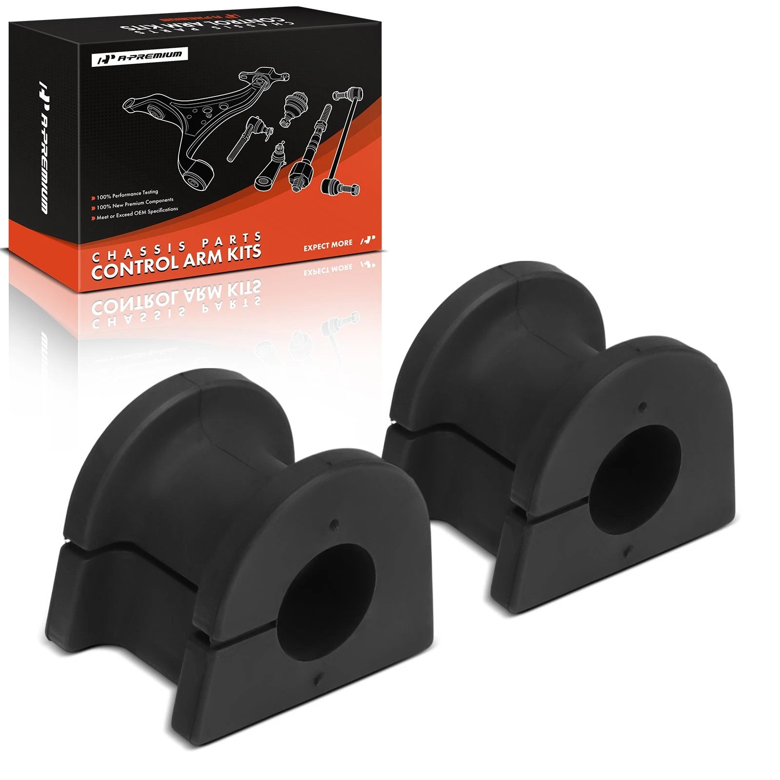 2X Rear Sway Bar Bushing Kit for Mitsubishi Montero (2001–2004)