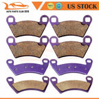 Set of 4 Brake Pads for Polaris Ranger XP 900 800 700 EV (2008–2015)