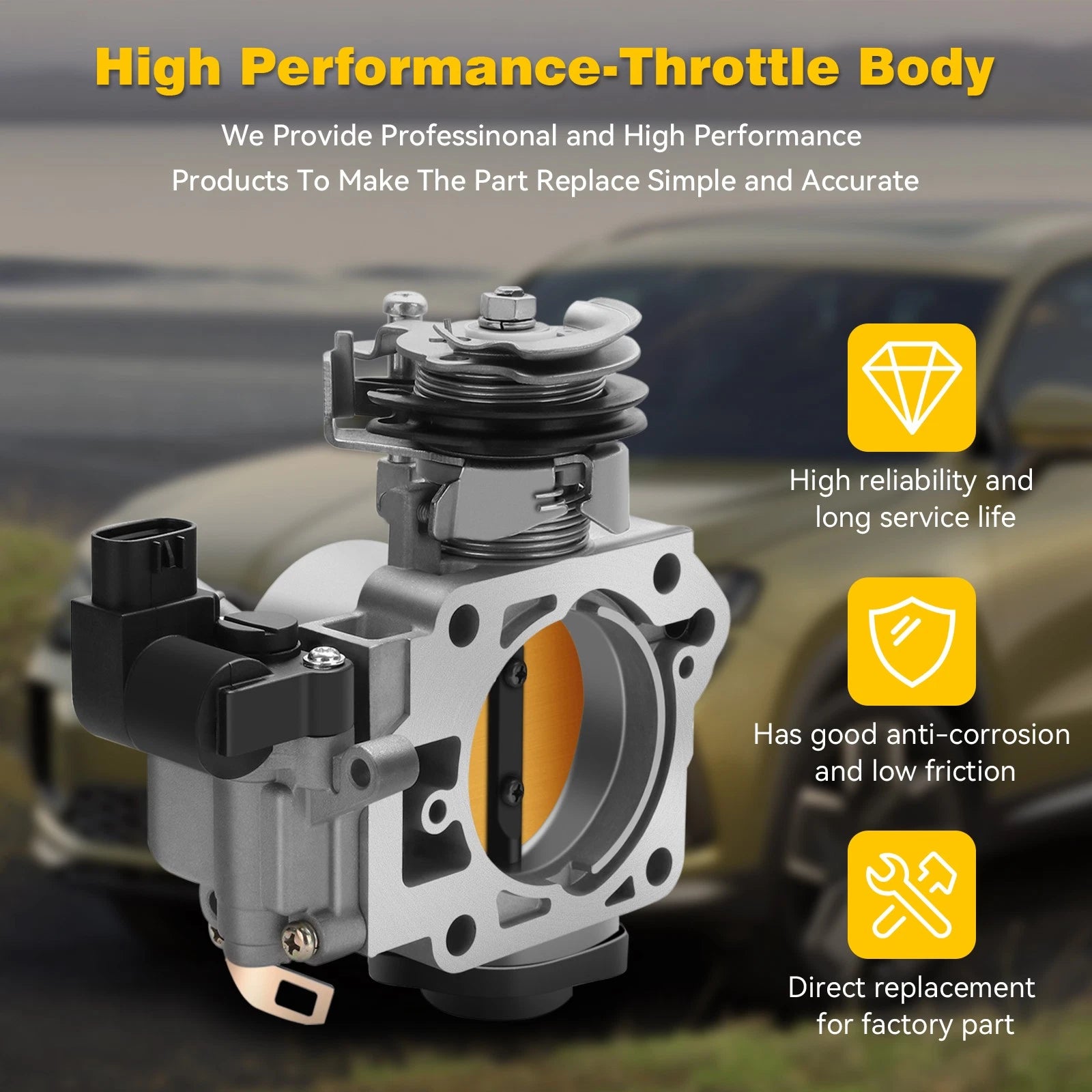 Throttle Body for Honda Accord Element 2.4L (2003–2005)