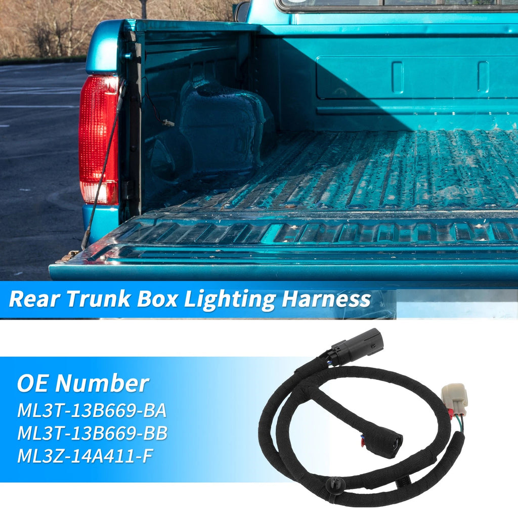 Driver Side Bed Lamp Wiring Harness Jumper Assembly for Ford F-150 (2015–2020)