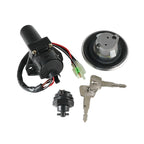 Fuel Gas Cap & Ignition Key Switch Seat Lock for Yamaha YBR125 (2005–2009)