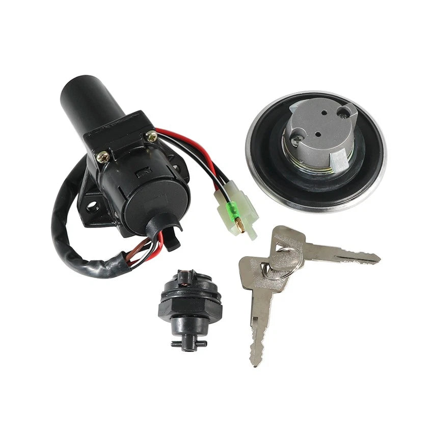 Fuel Gas Cap & Ignition Key Switch Seat Lock for Yamaha YBR125 (2005–2009)