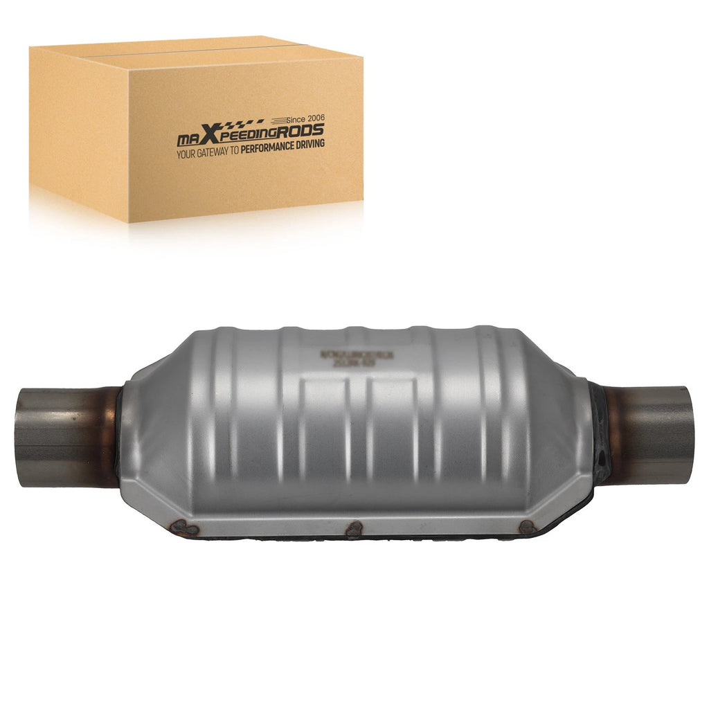 2" Catalytic Converter for 2.5L EPA Stainless Steel Round Body (13)