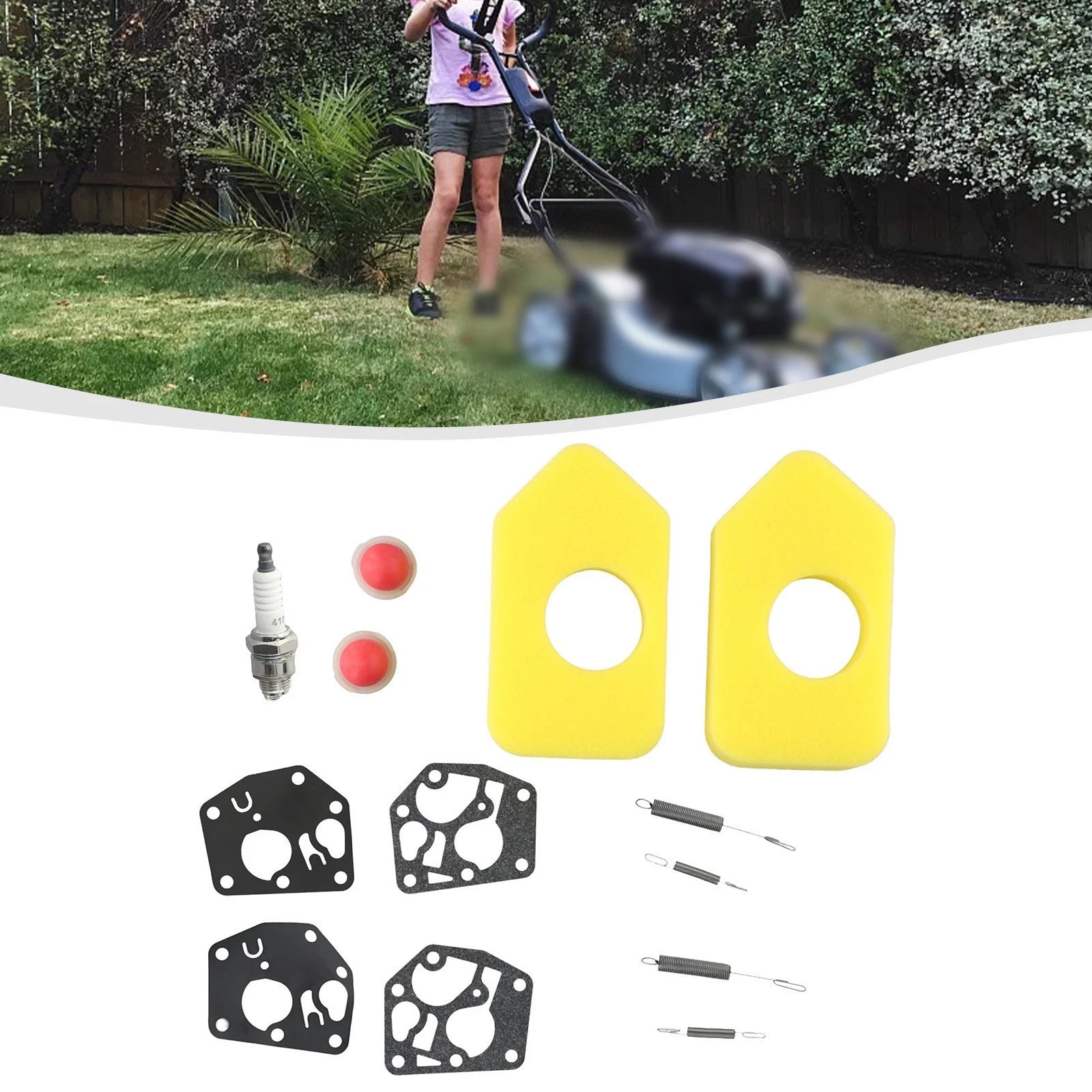 Lawn Mower Service Kit for Sprint and Classic Engines (Easy Install)