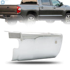 Rear Bumper Ends for Toyota Tundra (2014–2017) with Sensor Holes Chrome