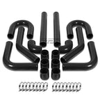 3" Black Coated Turbo Charger Intercooler Piping Kit for