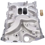Dual Plane Satin Intake Manifold for Ford FE 390 406 410 427 428 (1968–1972)