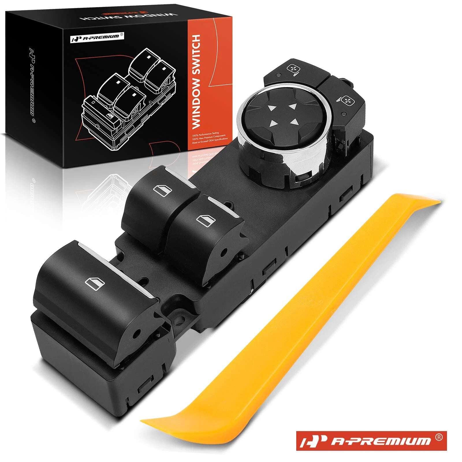 Power Window Switch with Heated Mirrors for Ford Mustang (2015–2023)
