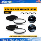 White Light LED Side Marker Lights for Chevy Silverado HD Dually (2001–2014)