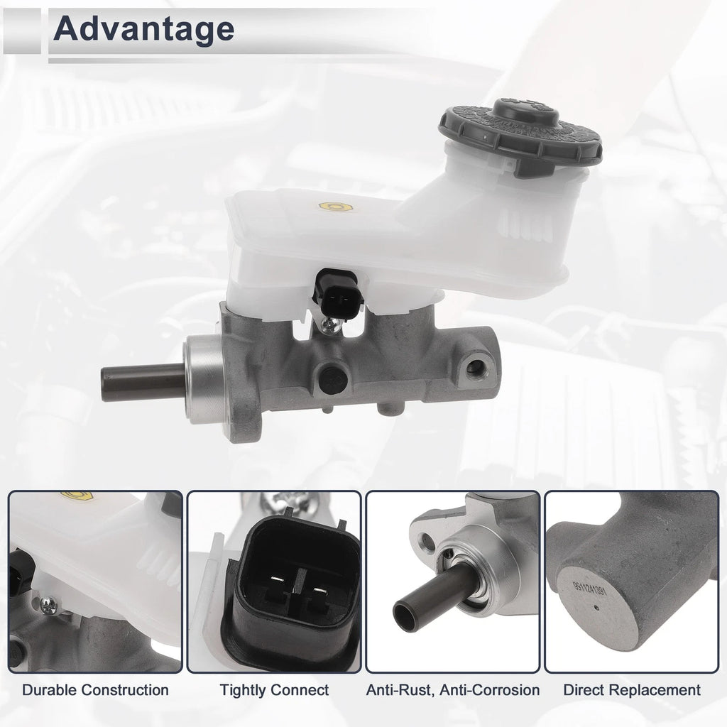 Brake Master Cylinder with Reservoir No. 46100S9AA01 for Honda CR-V (2002–2004)