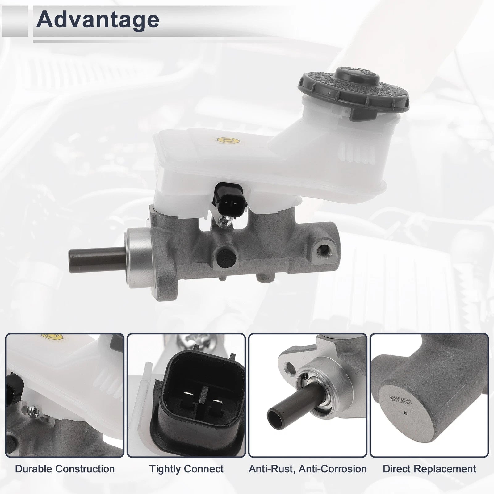 Brake Master Cylinder with Reservoir No. 46100S9AA01 for Honda CR-V (2002–2004)