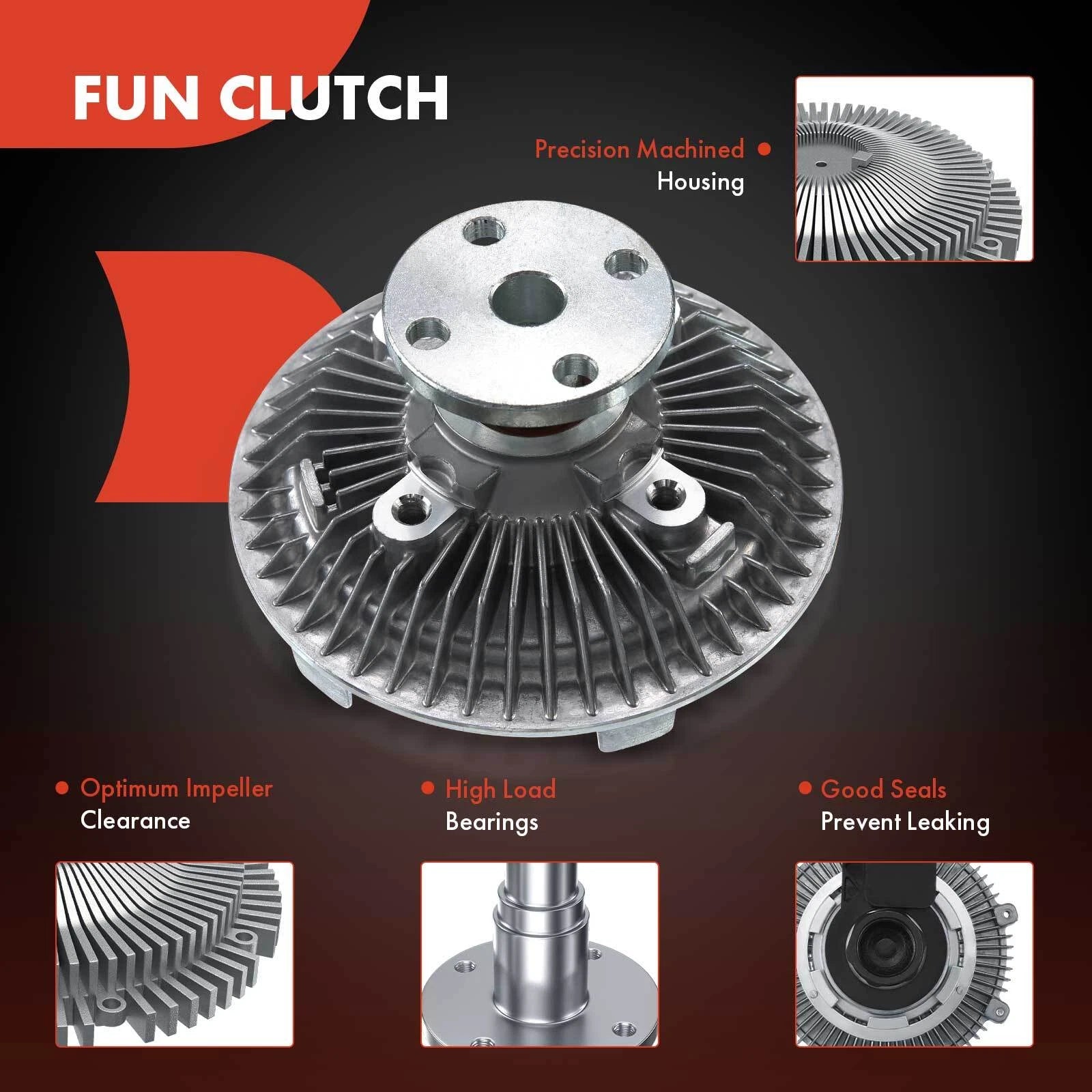 Cooling Fan Clutch for Jeep Cherokee Wrangler Comanche (1997–2002)