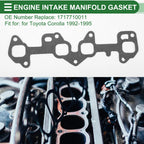 Engine Intake Manifold Gasket for Toyota Corolla (1992–1995) No. 17177-10011