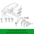 10 x Radio Bezel Clips for Mazda 2 3 5 6 CX-5 (2003-2023)