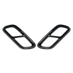 Rear Exhaust Muffler Tail Pipe Covers for Mercedes Benz C-Class (2022-2023)